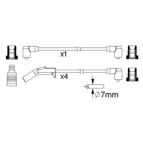 Zündleitungssatz 0 986 357 190 von BOSCH günstig für 29,28 € online kaufen