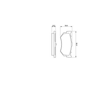 Bremsbeläge für HONDA von BOSCH