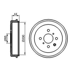 Comprar Tambor de freno de BOSCH 0 986 477 148 a bajo precio de 57,50 €