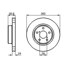 Bremsscheibe 0 986 478 293 von BOSCH günstig für 36,13 € online kaufen