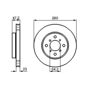 Bremsscheibe 0 986 478 415 von BOSCH günstig für 28,76 € online kaufen