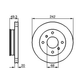 Bremsscheibe 0 986 478 534 von BOSCH günstig für 28,63 € online kaufen