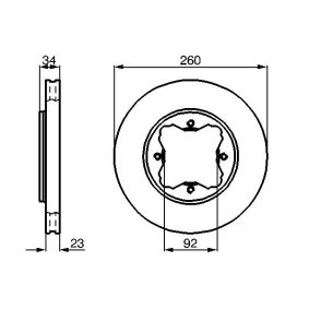 Bremsscheibe 0 986 478 568 von BOSCH günstig für 31,08 € online kaufen