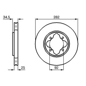 Bremsscheibe 0 986 478 634 von BOSCH günstig für 36,10 € online kaufen