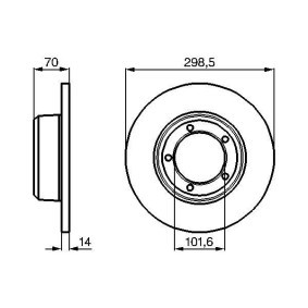 Bremsscheibe 0 986 478 827 von BOSCH günstig für 49,17 € online kaufen
