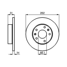 Bremsscheibe 0 986 478 991 von BOSCH günstig für 34,18 € online kaufen