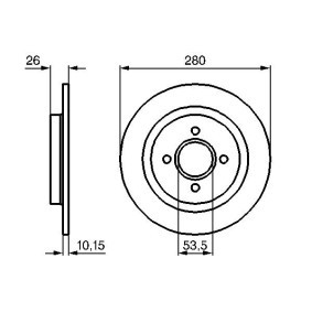 Bremsscheibe 0 986 479 049 von BOSCH günstig für 36,17 € online kaufen
