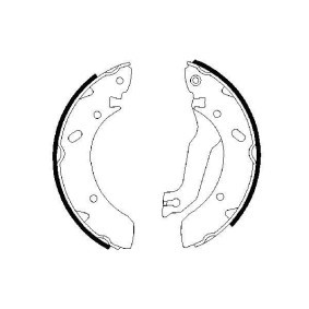Bremsbackensatz 0 986 487 387 von BOSCH günstig für 28,79 € online kaufen