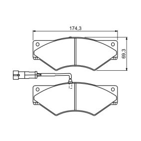Bremsbeläge 0 986 494 296 von BOSCH günstig für 38,82 € online kaufen
