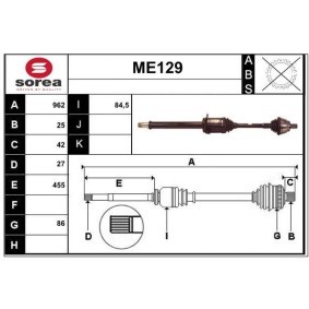 Antriebswelle ME129 von SERA günstig für 276,29 € online kaufen