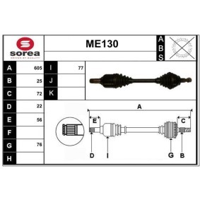 Antriebswelle ME130 von SERA günstig für 268,89 € online kaufen