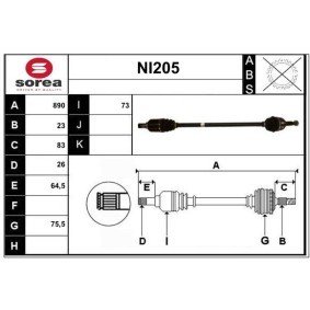 Antriebswelle NI205 von SERA günstig für 209,67 € online kaufen