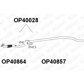 Achetez des Tuyau d'échappement VENEPORTE OP40028 à prix pour 143,51 €