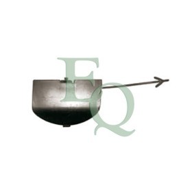 Compre Tampa, gancho de reboque de EQUAL QUALITY online para 500 / 595 / 695 Hatchback (312_) a preços moderados