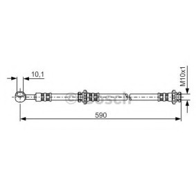 Bremsschlauch 1 987 476 122 von BOSCH günstig für 17,28 € online kaufen