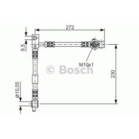 Bremsschlauch 1 987 476 361 von BOSCH günstig für 30,12 € online kaufen