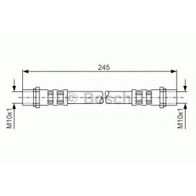 Bremsschlauch 1 987 476 904 von BOSCH günstig für 12,86 € online kaufen