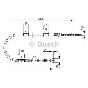 Handbremsseil 1 987 477 394 von BOSCH günstig für 41,64 € online kaufen