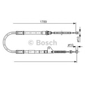 Handbremsseil 1 987 477 540 von BOSCH günstig für 32,45 € online kaufen