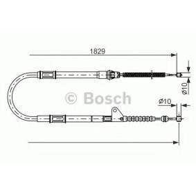 Handbremsseil 1 987 477 545 von BOSCH günstig für 29,24 € online kaufen
