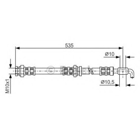 Bremsschlauch für FORD USA von BOSCH