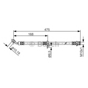 Bremsschlauch 1 987 481 327 von BOSCH günstig für 23,91 € online kaufen