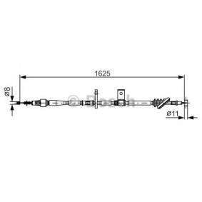 Handbremsseil 1 987 482 094 von BOSCH günstig für 42,49 € online kaufen
