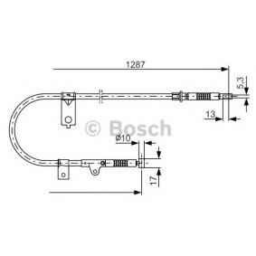 Handbremsseil 1 987 482 150 von BOSCH günstig für 31,32 € online kaufen