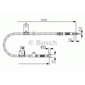 Handbremsseil 1 987 482 151 von BOSCH günstig für 41,07 € online kaufen