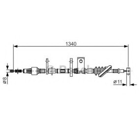 Handbremsseil 1 987 482 184 von BOSCH günstig für 30,76 € online kaufen