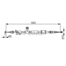 Acquista Cavo freno a mano da BOSCH 1 987 482 285 a buon mercato per soli 29,36 €
