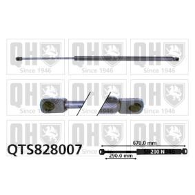 Köp Gasfjäder, motorhuv av QUINTON HAZELL QTS828007 till det låga priset 322,21 kr