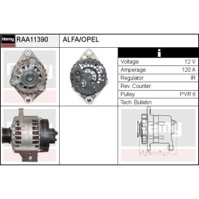 Lichtmaschine RAA11390 von DELCO REMY günstig für 181,44 € online kaufen