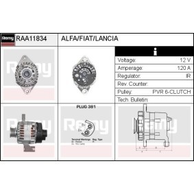 Lichtmaschine RAA11834 von DELCO REMY günstig für 158,44 € online kaufen