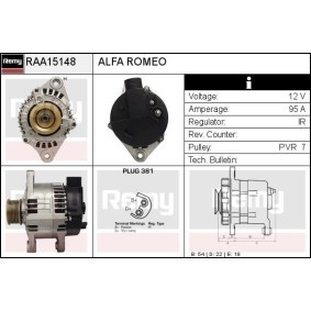Lichtmaschine RAA15148 von DELCO REMY günstig für 166,33 € online kaufen