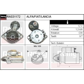 Anlasser RAS31172 von DELCO REMY günstig für 93,96 € online kaufen
