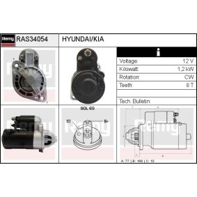 Anlasser RAS34054 von DELCO REMY günstig für 99,50 € online kaufen