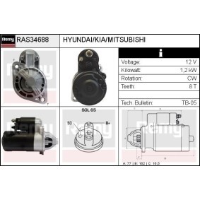 Anlasser RAS34688 von DELCO REMY günstig für 97,30 € online kaufen