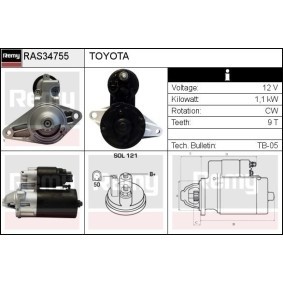 Anlasser RAS34755 von DELCO REMY günstig für 101,73 € online kaufen