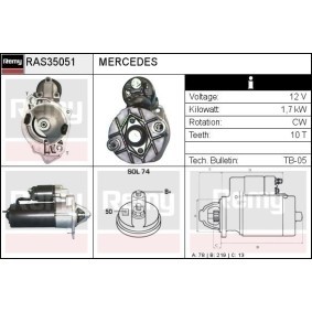 Anlasser RAS35051 von DELCO REMY günstig für 112,66 € online kaufen