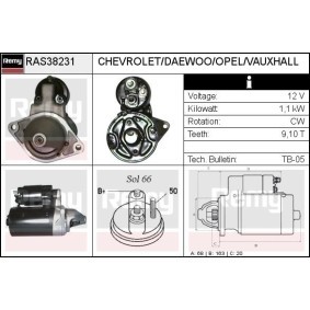 Anlasser RAS38231 von DELCO REMY günstig für 77,39 € online kaufen