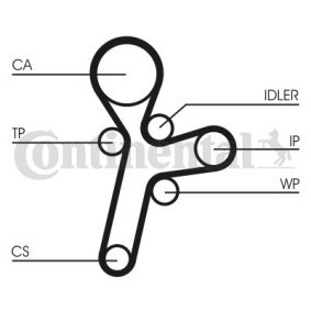 Acquista Cinghia dentata da CONTITECH CT1121 a buon mercato per soli 53,80 €