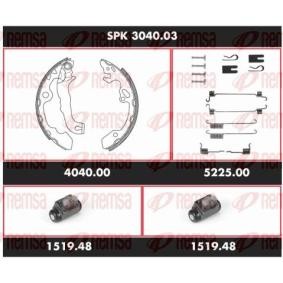 Achetez des Kit de freins, freins à tambours REMSA SPK 3040.03 à prix pour 53,19 €
