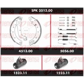 Achetez des Kit de freins, freins à tambours REMSA SPK 3513.00 à prix pour 122,27 €