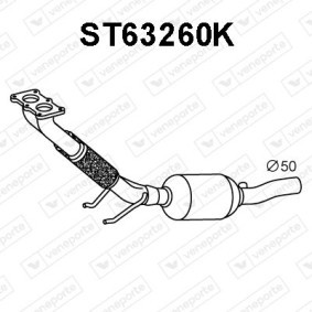 Katalysator für AUDI von VENEPORTE