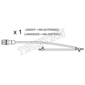 Warnkontakt, Bremsbelagverschleiß SU.262 von TRUSTING günstig für 23,98 € online kaufen