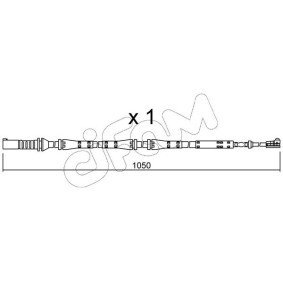 Warnkontakt, Bremsbelagverschleiß SU.275 von CIFAM günstig für 56,70 € online kaufen
