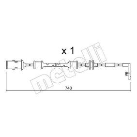 Warnkontakt, Bremsbelagverschleiß SU.318 von METELLI günstig für 9,01 € online kaufen
