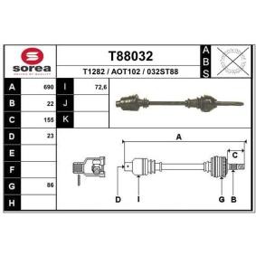 Osta Vetoakseli EAI:llä T88032 edullisesti hintaan 159,63 €