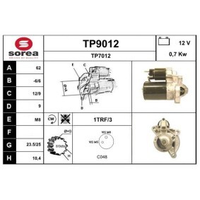 Compre Motor de arranque da SNRA TP9012 a um preço baixo por 66,47 €